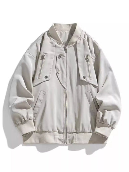 Men's Plus Size Casual Lightweight Bomber Jacket - Farnelli