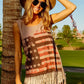 BiBi American Flag Print Knit Sleeveless Top - Farnelli