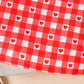 Children's Ruffled Bodysuit and Gingham Dress Set with Headband - Farnelli