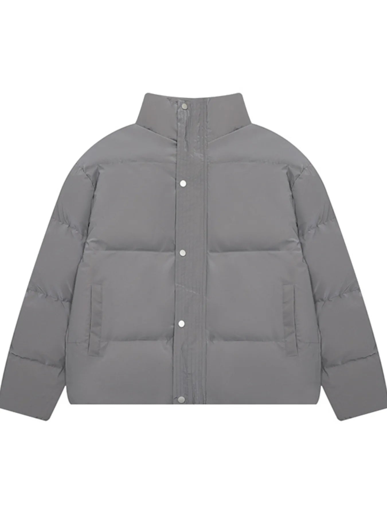 Men's Full Size Quilted Long Sleeve Puffer Jacket Plus Size - Farnelli