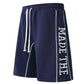 Men's Drawstring Pearl Detail Shorts - Farnelli