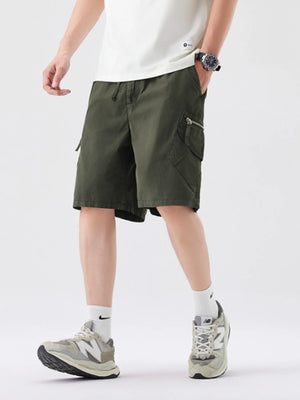 Men's Full Size Wide Leg Cargo Shorts Plus Size - Farnelli