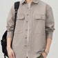 Men's Plus Size Button Up Long Sleeve Shirt - Farnelli