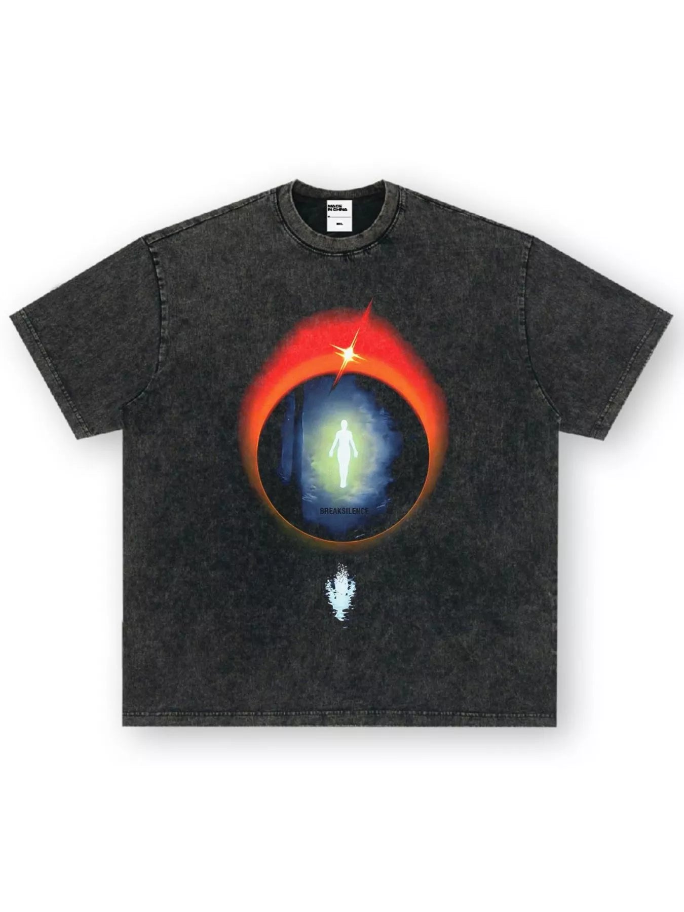 Men's Vintage Wash Graphic Oversized T-Shirt - Farnelli