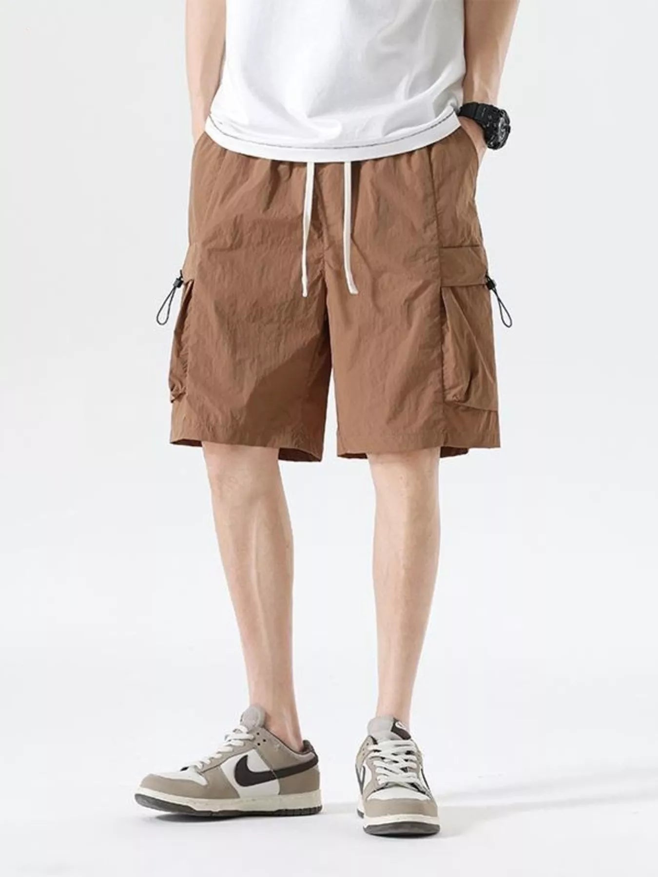 Men's Drawstring Cargo Shorts - Farnelli