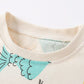 Children's Fish Print Round Neck T-Shirt - Farnelli
