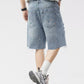 Men's Distressed Paint Splatter Denim Shorts - Farnelli