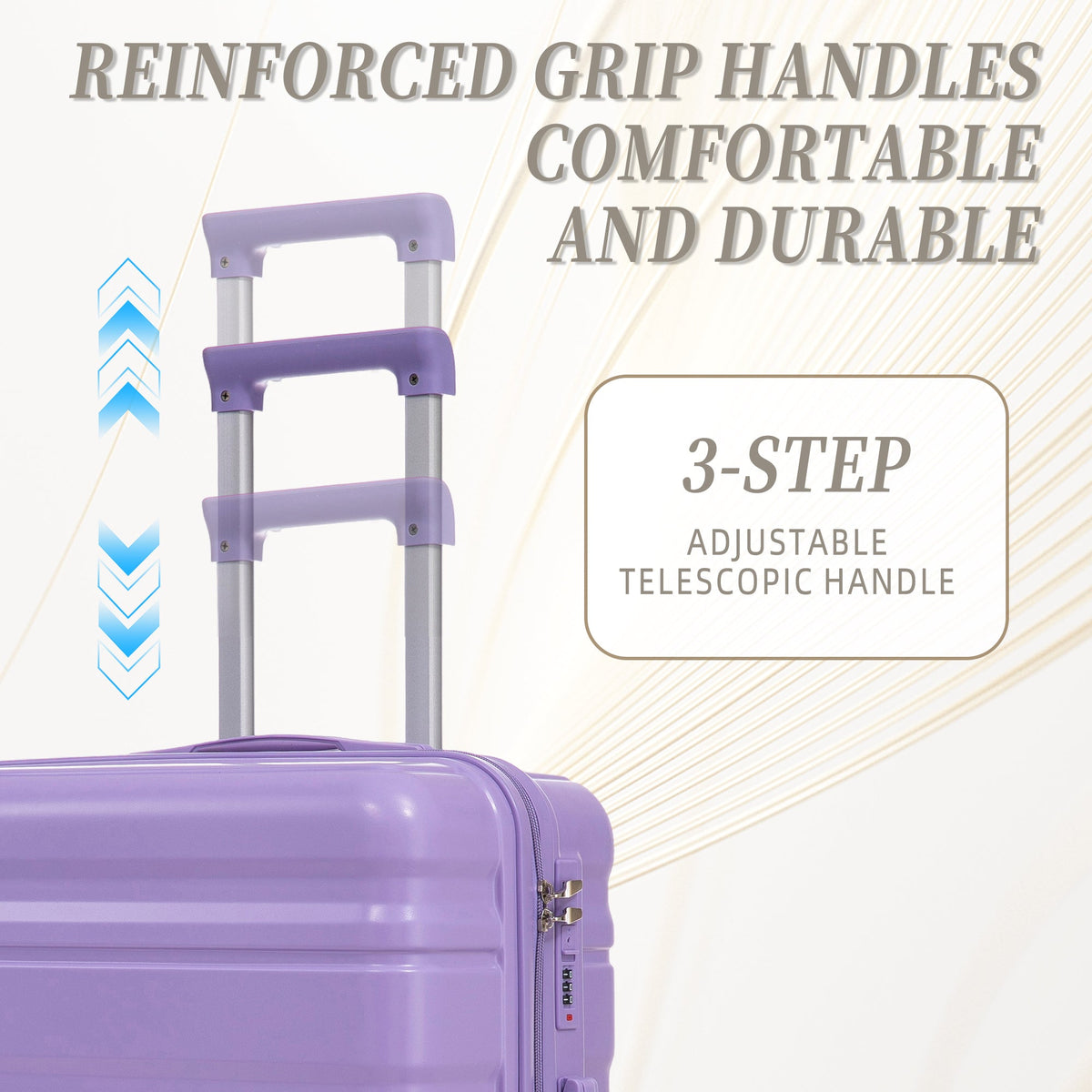 HIFINE TOURIST ABS spinner wheel hard case luggage set, 3 piece, by HouseOfZazla
