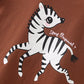 Children's Zebra Ruffle Cap Sleeve Top - Farnelli