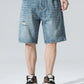 Men's Distressed Denim Shorts - Farnelli