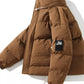 Men's Plus Size Zip Up Long Sleeve Puffer Jacket - Farnelli