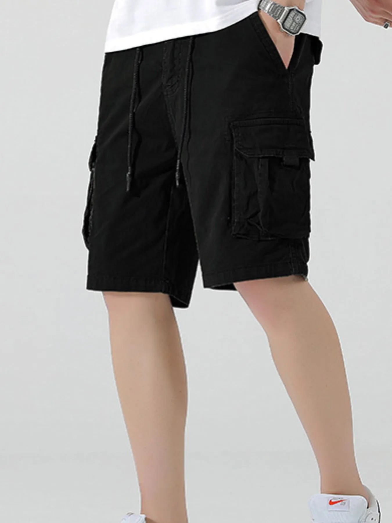 Men's Drawstring Cargo Shorts - Farnelli