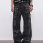 Men's Wide Leg Cargo Jeans - Farnelli