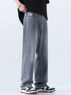 Men's Relaxed Fit Straight Leg Jeans - Farnelli