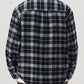Men's Plus Size Plaid Button Up Long Sleeve Shirt - Farnelli