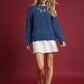 Umgee Cable Knit Cozy Sweater - Farnelli