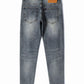 Men's Distressed Slim Fit Jeans - Farnelli