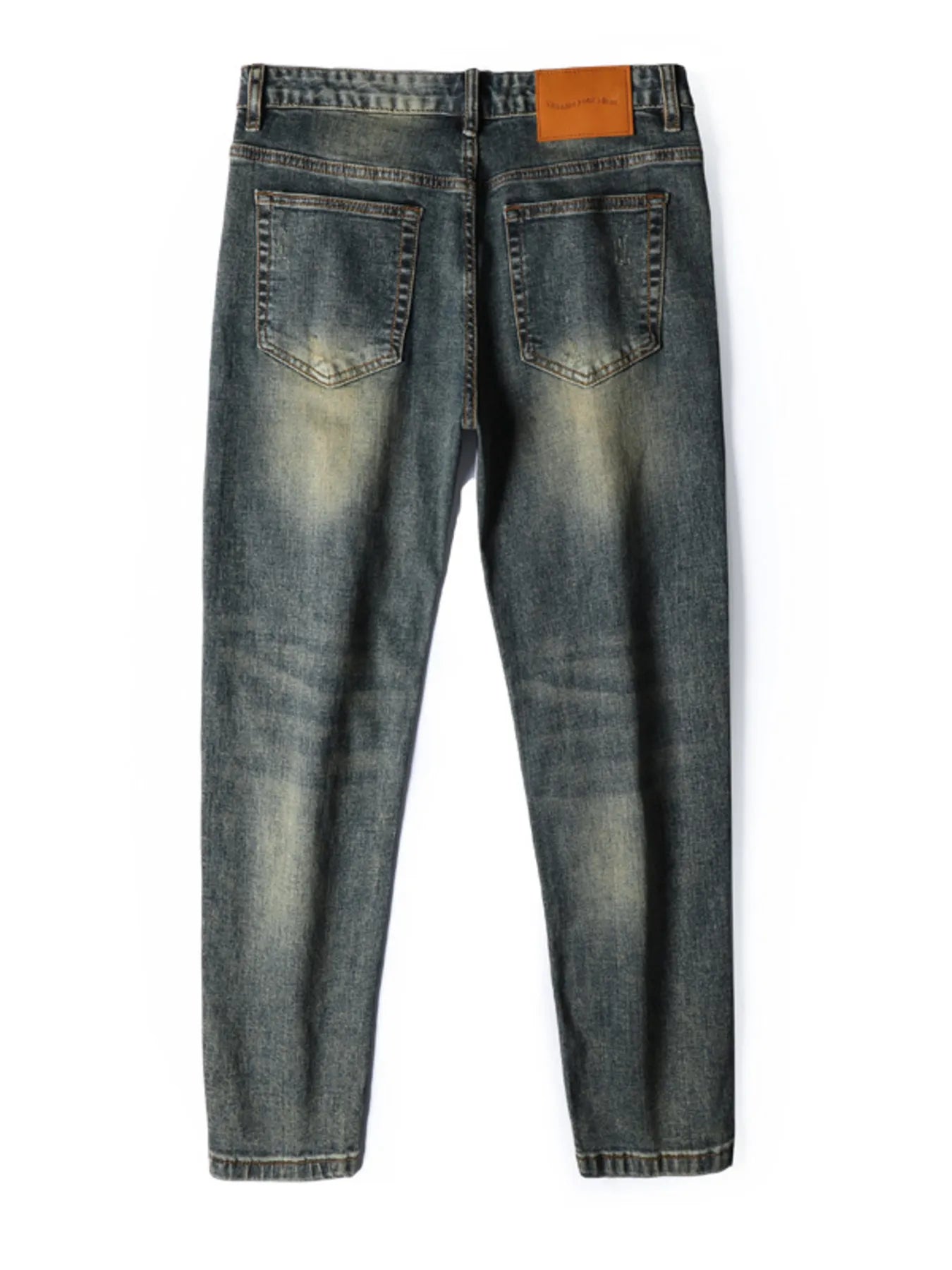 Men's Distressed Slim Fit Jeans - Farnelli