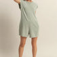 HYFVE Round Neck Cap Sleeve Relaxed Fit Breezy Romper - Farnelli