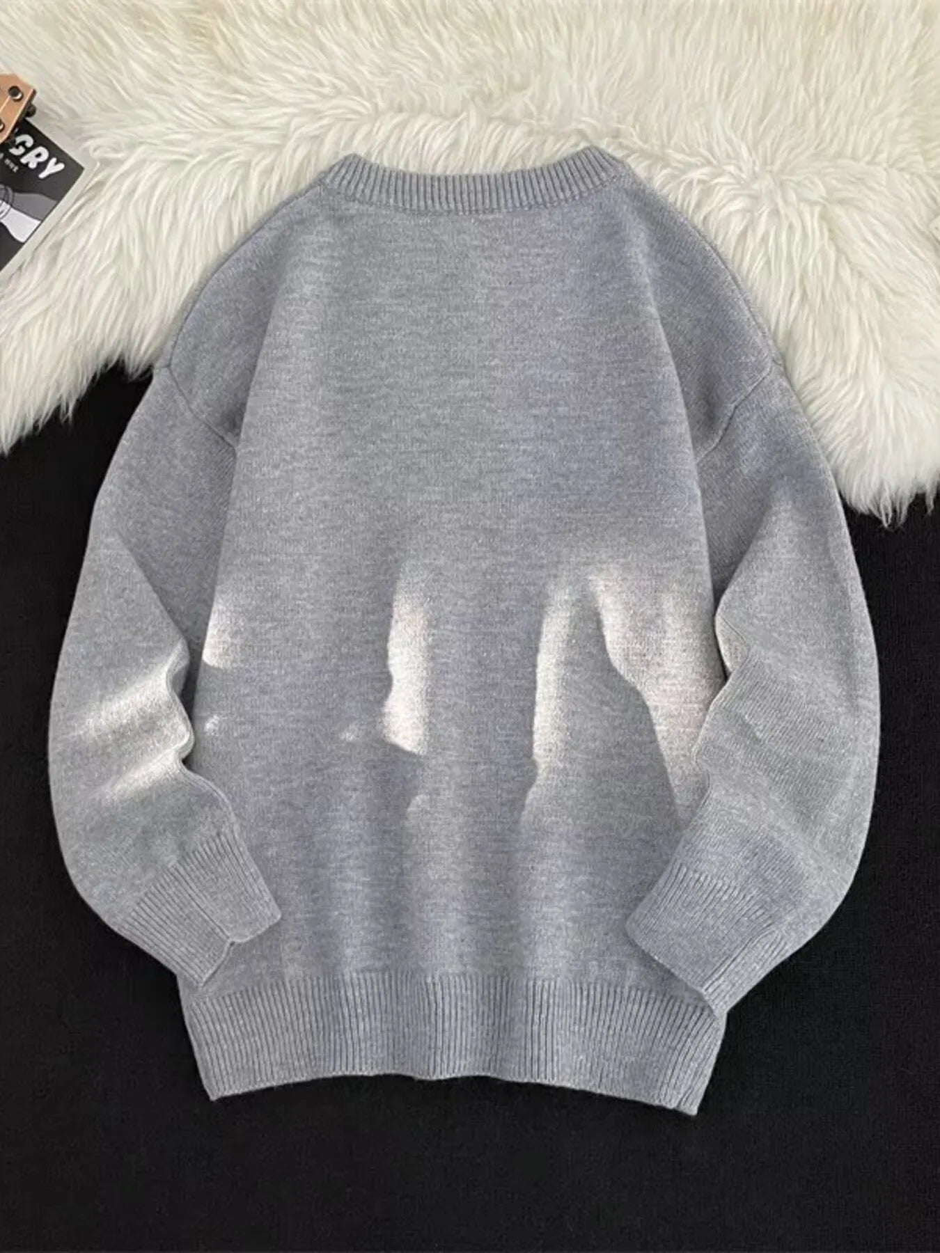 Men's Button Detail Long Sleeve Sweater - Farnelli