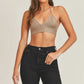 MABLE Long Sleeve Crop Sweater Top and Inner Bra Set - Farnelli
