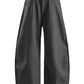 Men's Wide Leg High Waisted Pants - Farnelli
