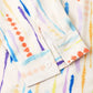 Men's Watercolor Stripe Print Long Sleeve  Shirt - Farnelli