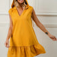BiBi Ruffled French Terry Hooded Dress - Farnelli