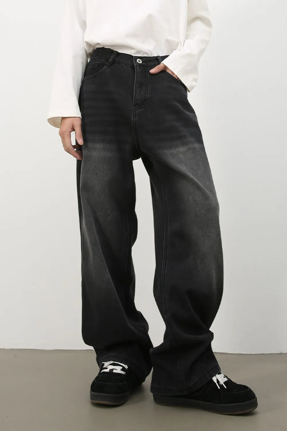 Men's Wide Leg Jeans - Farnelli