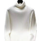 Men's Ribbed Turtleneck Long Sleeve Sweater - Farnelli