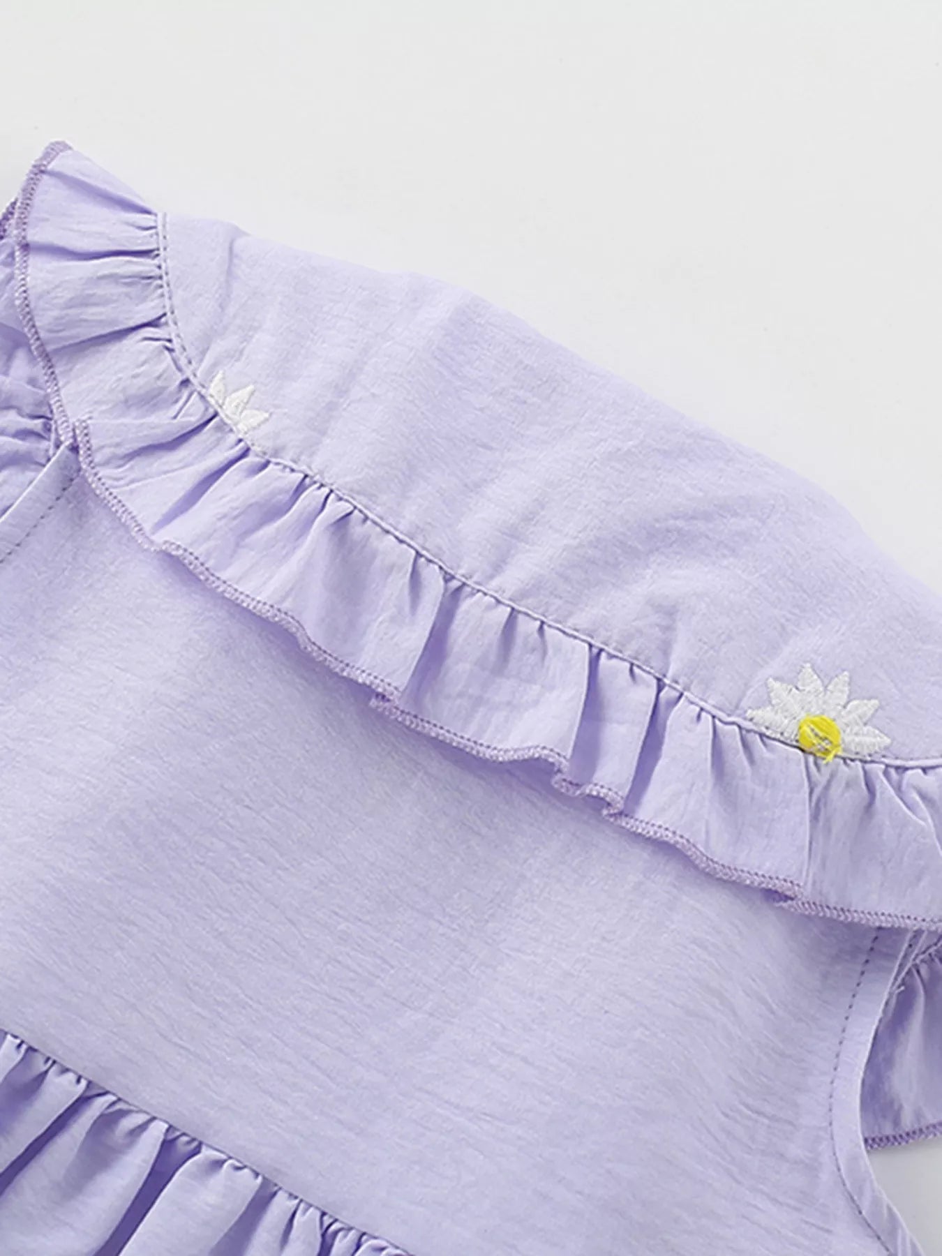 Children's Daisy Peter Pan Collar Sleeveless Dress - Farnelli