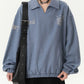 Men's Collared Neck Long Sleeve Sweatshirt - Farnelli