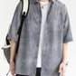 Men's Plus Size Casual Tie-dye Short Sleeve Shirt - Farnelli