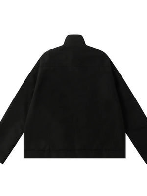 Men's Contrast Zip Up Jacket - Farnelli