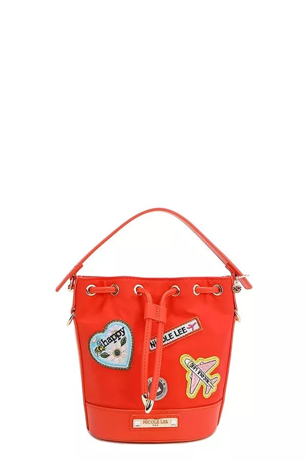 Nicole Lee USA Color Patch Bucket Bag - Farnelli