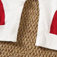 Children's 2-Piece Christmas-Themed Set with Jumpsuit and Santa Claus Hat - Farnelli