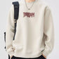 Men's Plus Size Crew Neck Dropped Shoulder Sweatshirt - Farnelli