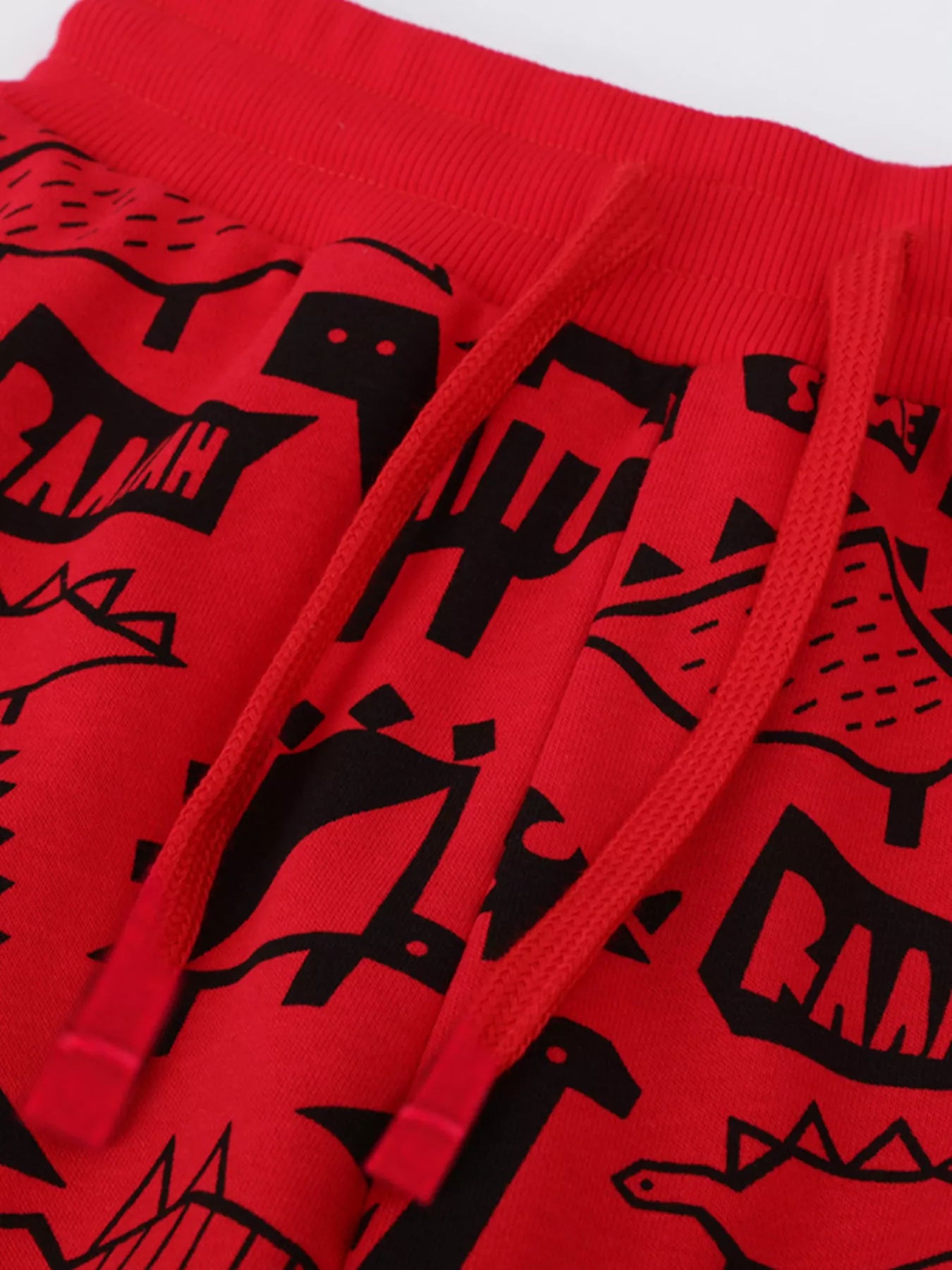 Children's Dinosaur Print Long Sleeve Sweatshirt & Pants Set - Farnelli