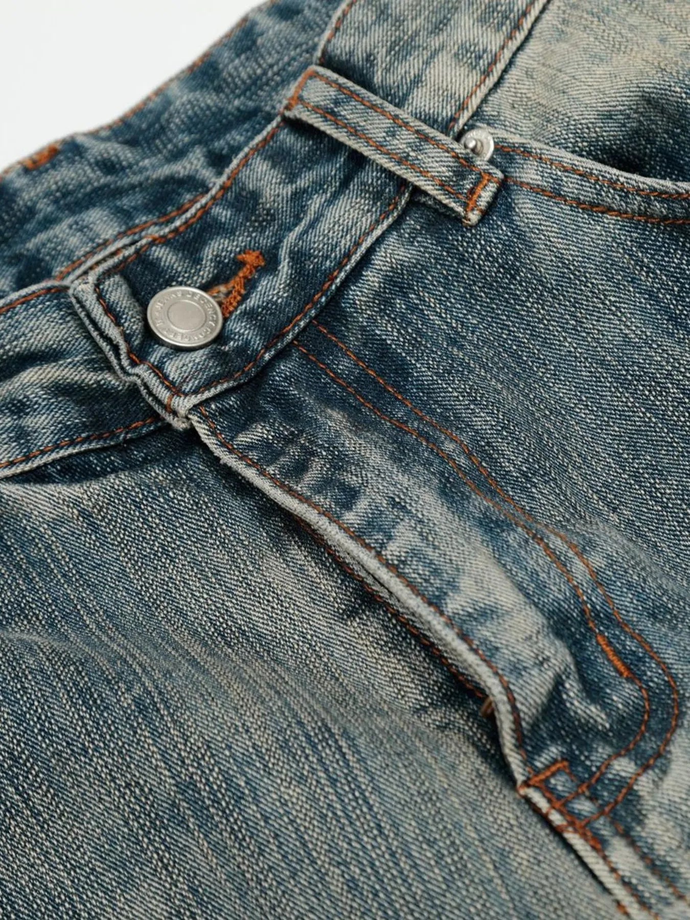 Men's Vintage Washed Baggy Jeans - Farnelli