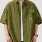 Men's Full Size Button Up Half Sleeve Shirt Plus Size - Farnelli