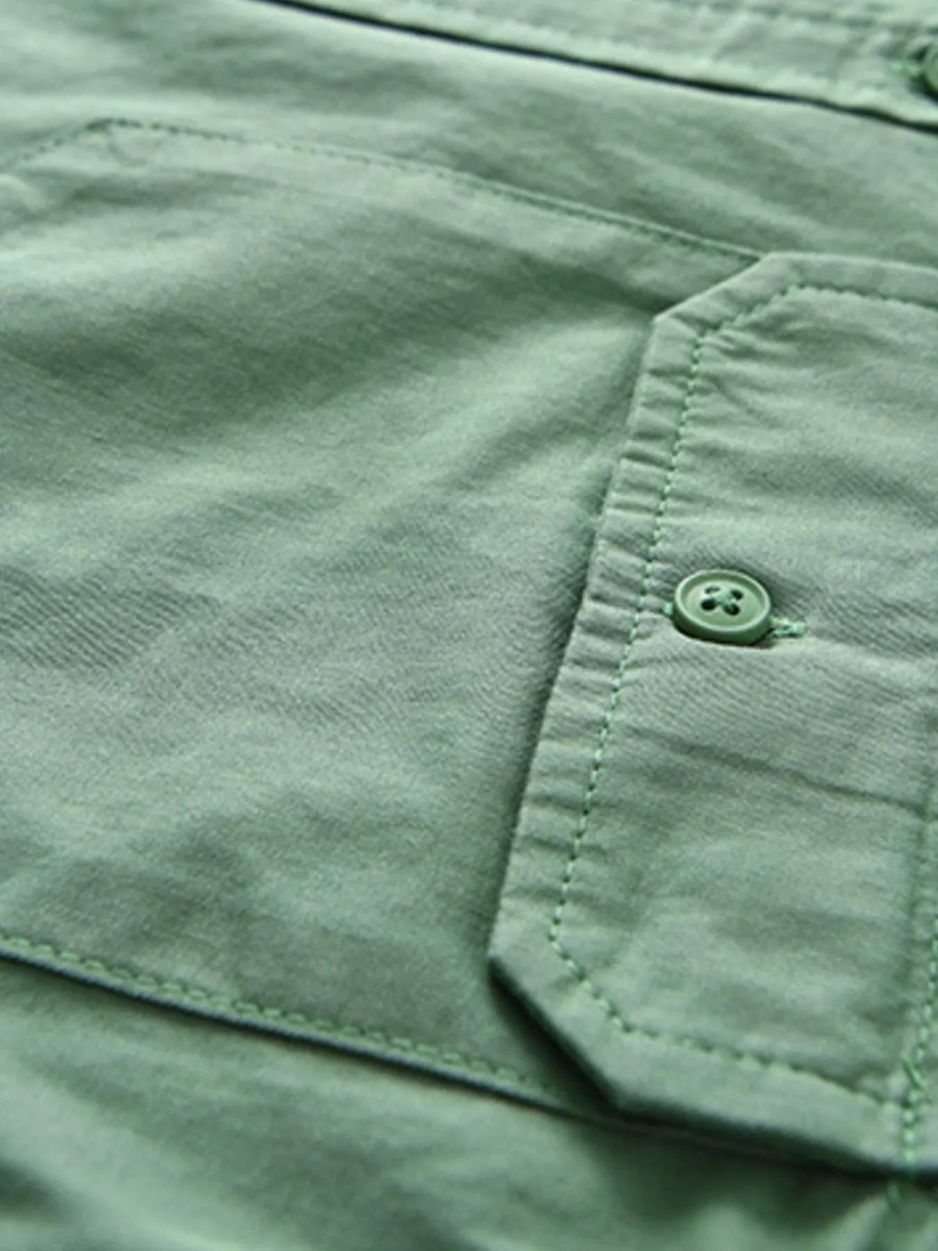 Men's Plus Size Button Up Short Sleeve Shirt - Farnelli