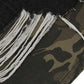 Men's Distressed Camo Trim Denim Bermuda Shorts - Farnelli