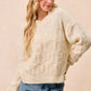 BiBi Checker Board Drop Shoulder Sweater - Farnelli