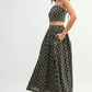 MABLE Floral Crop Top and Skirt Set - Farnelli