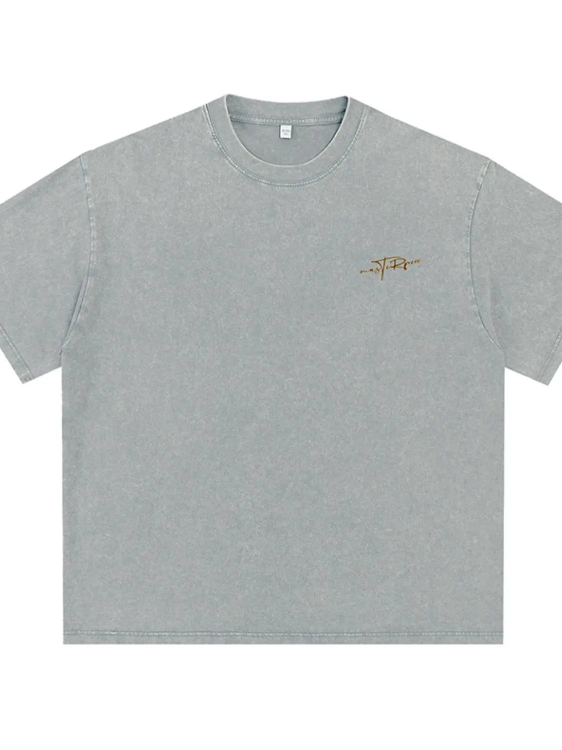 Men's Plus Size Round Neck Letter Graphic T-Shirt - Farnelli