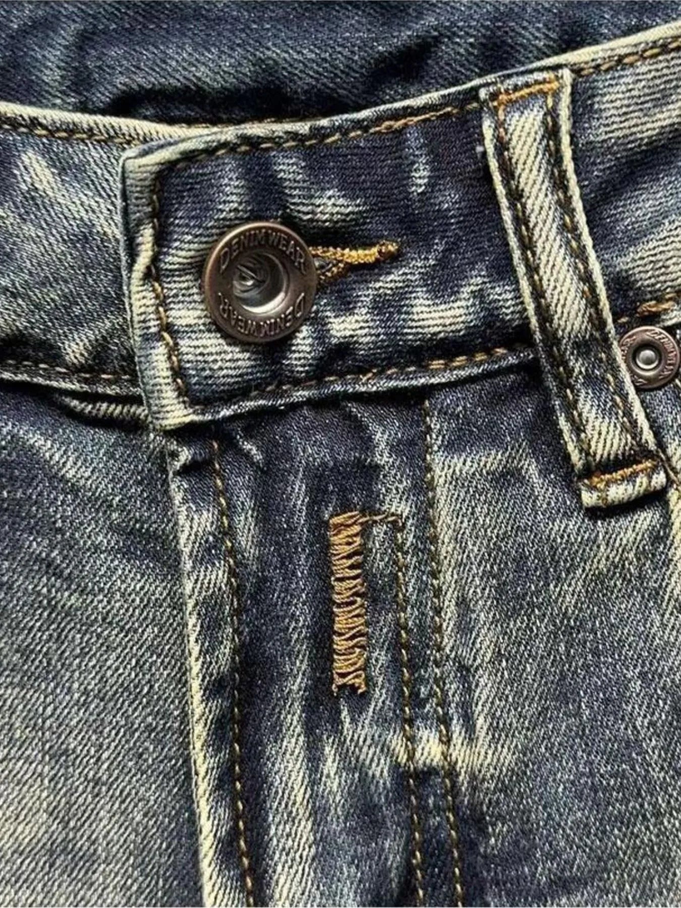 Men's Washed Denim Shorts - Farnelli