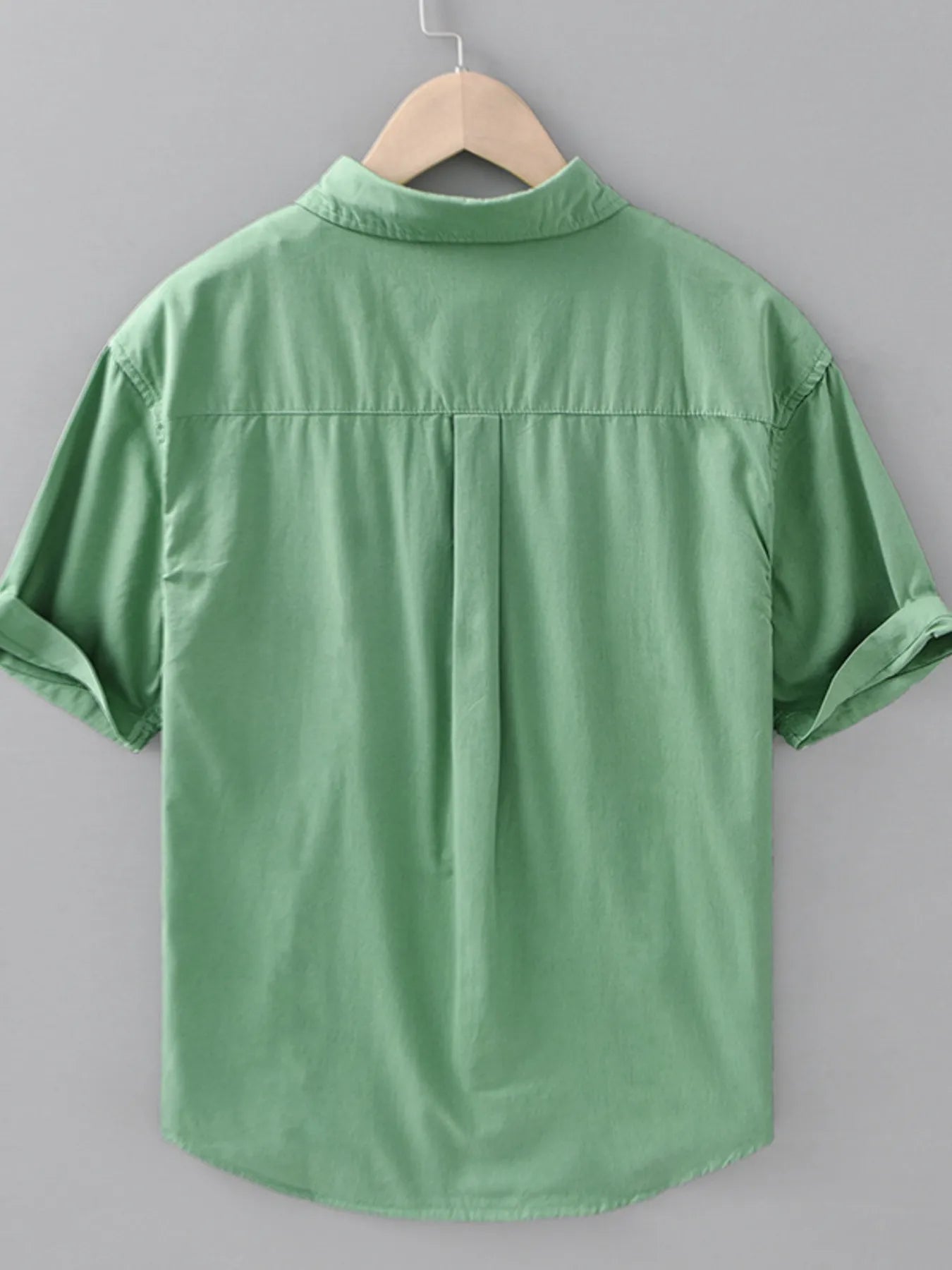 Men's Plus Size Button Up Short Sleeve Shirt - Farnelli