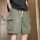 Men's Plus Size Drawstring Loose Fit Cargo Shorts - Farnelli
