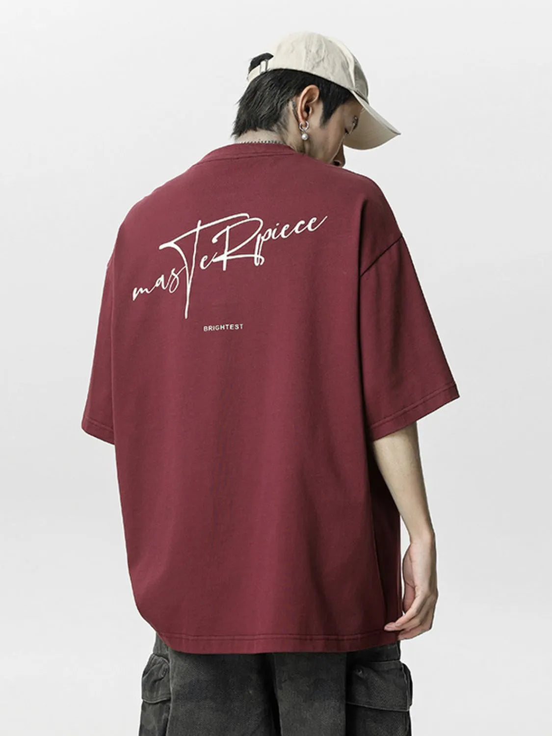 Men's Plus Size Round Neck Half Sleeve T-Shirt - Farnelli