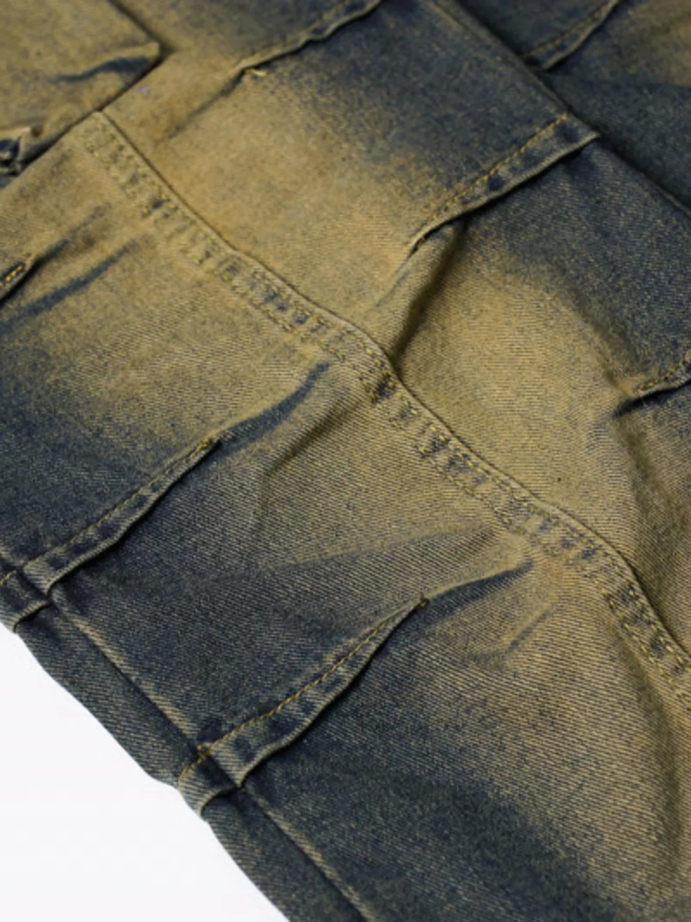 Men's Wide Leg Cargo Jeans - Farnelli